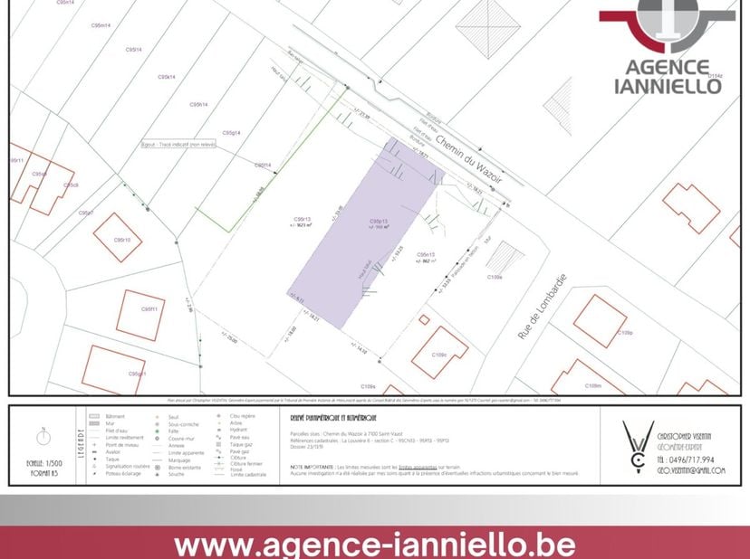 La Louvière - St Vaast. Vous êtes à la recherche d&#039;un endroit exclusif pour y construire la maison de vos rêves ? Ne cherchez plus, nous vous présento