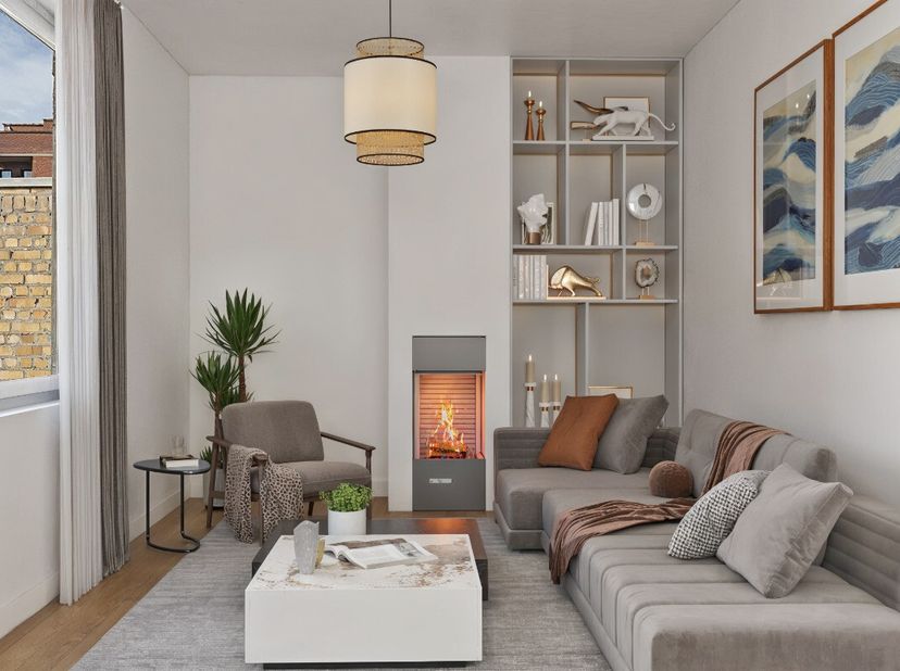 Blankenberge: Appartement prêt à emménager avec terrasse à vendre! Cet appartement prêt à emménager avec terrasse à vendre dans le Van Monsstraat 9 à