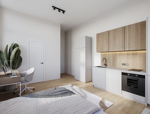                                         Studio met slaaphoek te huur in Leuven, € 780
