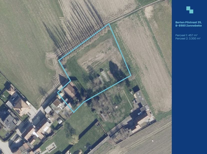 Terrain à vendre
                    à 8980 Zonnebeke