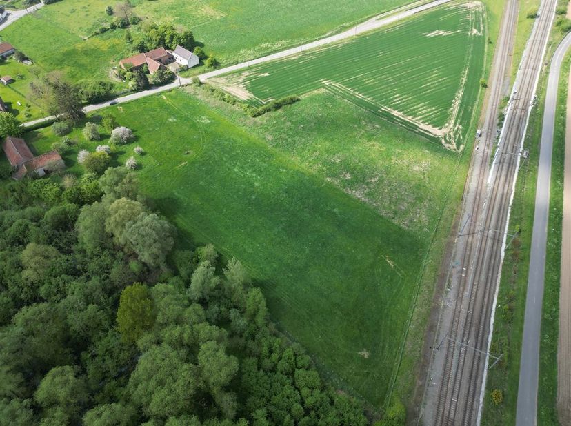 2 landbouwpercelen gelegen in &quot;Les Rapailles&quot; in Maubray.&lt;br /&gt;
Totale oppervlakte: 59 are en 60 centiares.&lt;br /&gt;
De percelen zijn geregistreerd in Se