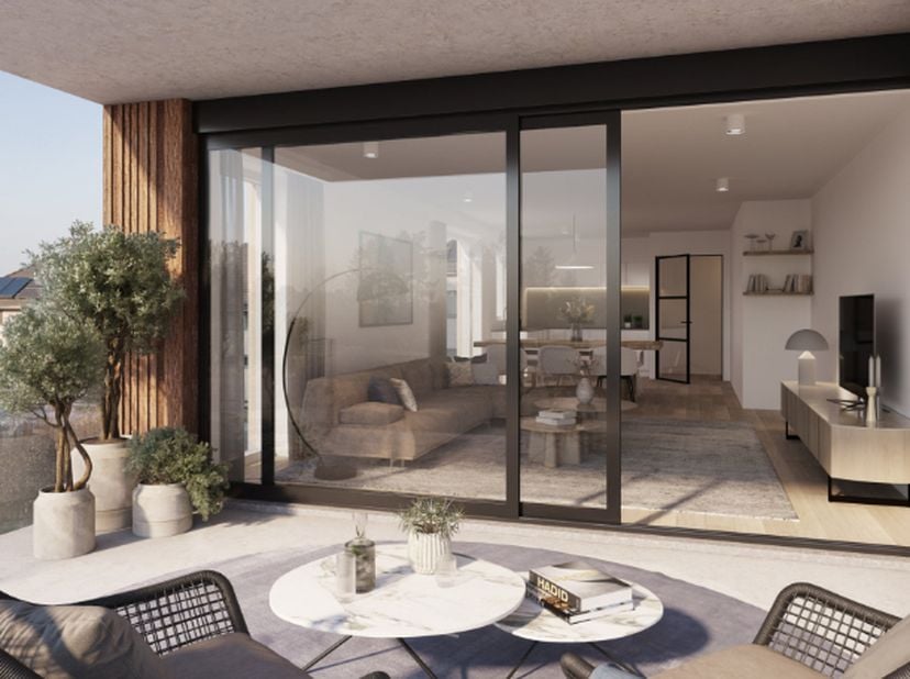 APP op 1e verdieping in residentie DIANTHUS II app 1.3 Dit appartement in Residentie Dianthus II is gelegen in het rustige nieuwbouwproject Anjelieren