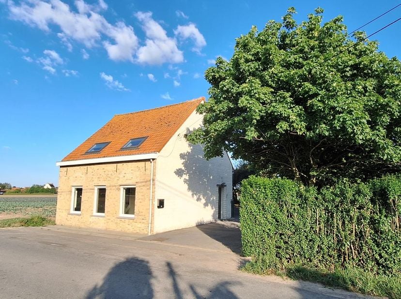 Zuidschotestraat 31 : Landelijke woning in Bikschote, op 555m² grond, KI 180, Kad Afd 33002 S B Perceel 0313EP0000, Koer en tuin op het Zuiden. &lt;br /&gt;