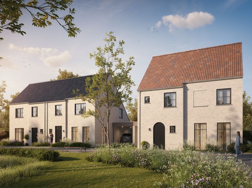 De halfopen woningen zijn uitgerust met een lucht-water warmtepomp, wat resulteert in een aanzienlijk lagere energierekening en energiezuinige woning.