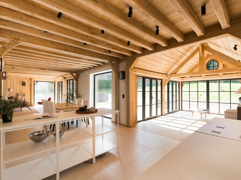 BONLEZ, magnifique Villa neuve à ossature en chêne massif (3ch/2SDB) construite dans par la société EMAC in WOOD. Villa exceptionnelle alliant confort