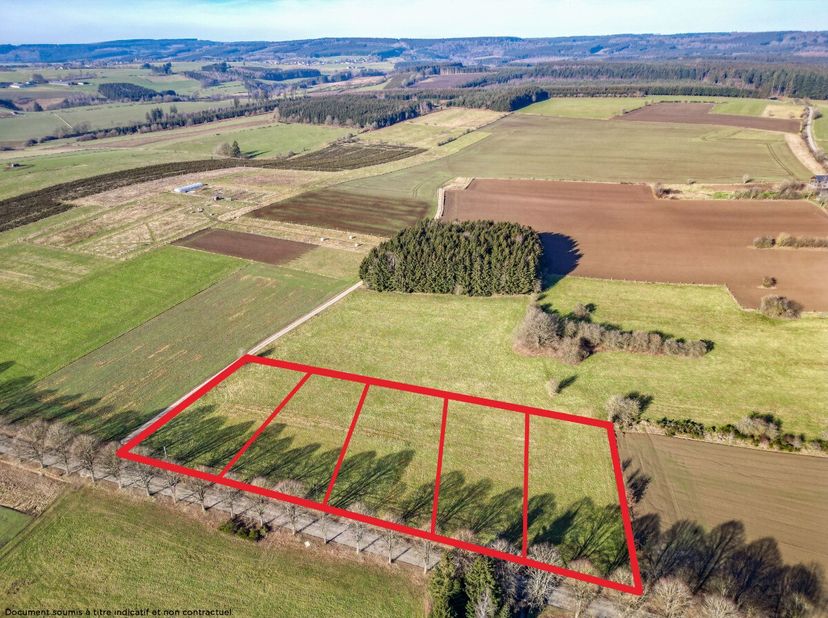 ERA BLUX heeft het genoegen u deze prachtige bouwgrond van meer dan 20 are aan te bieden, ideaal gelegen in de gemeente Houffalize, aan de rand van he