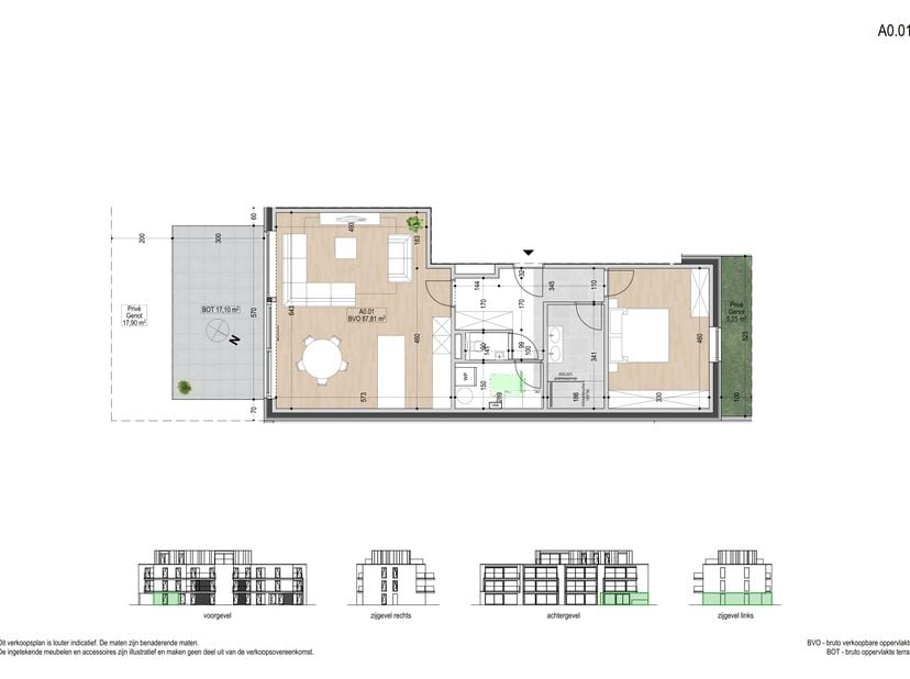 Appartement à vendre
                    à 1860 Meise
