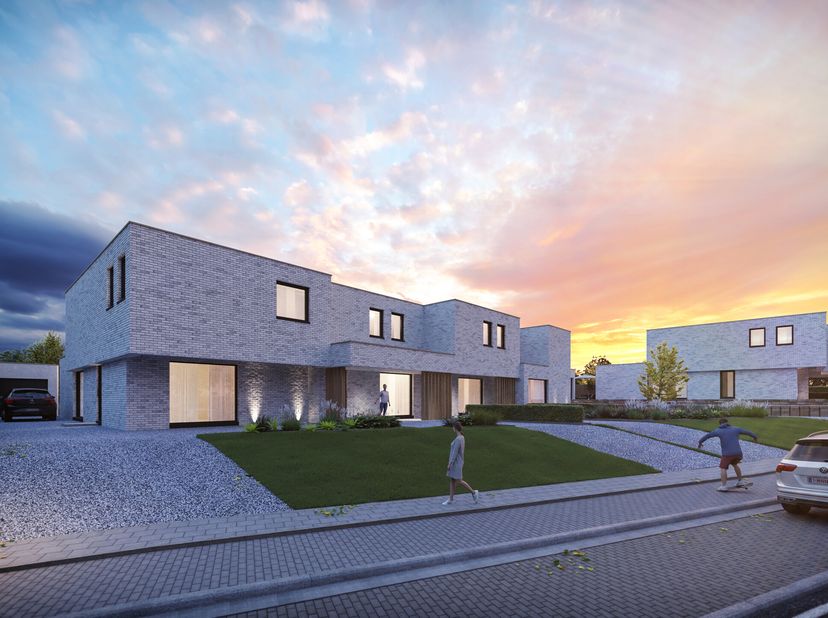 SITUATION&lt;br /&gt;
Ces 8 maisons nouvellement construites sont situées dans la Kloosterstraat, près du centre de Zottegem. L&#039;achèvement de ce projet uniq
