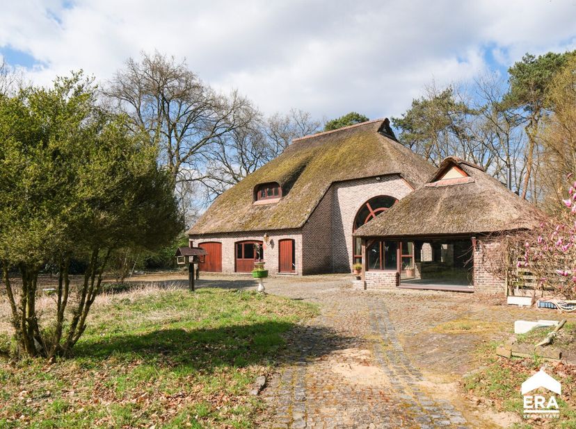 Unieke villa met idyllisch bos en ontwikkelingspotentieel.Deze karaktervolle villa bevindt zicht op een perceel van 2ha81a82ca en biedt een unieke kan