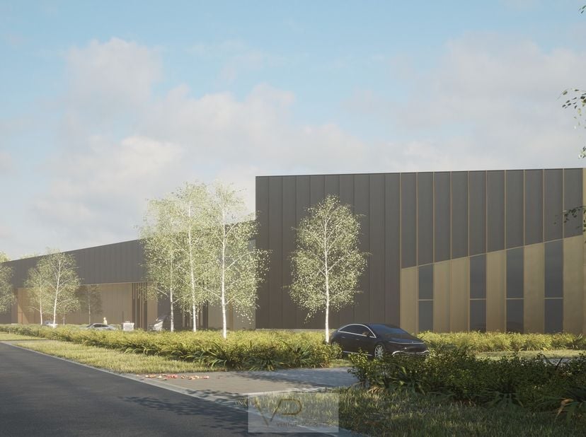 Un parc d&#039;affaires contemporain et fonctionnel est en cours de construction dans le quartier animé de Beerse, composé de 10 unités PME en forme de coq