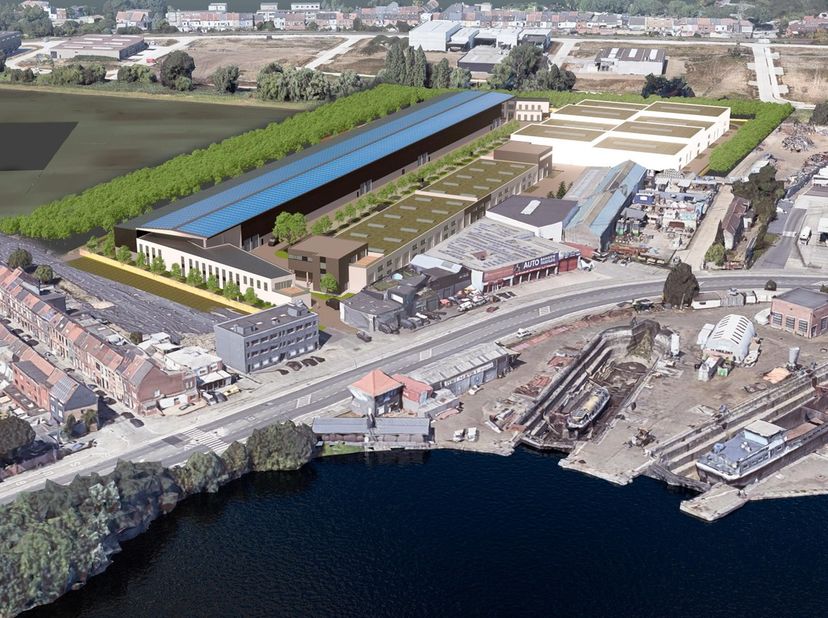 Deze site van 43.000m² langsheen de Wiedauwkaai te Gent wordt volledig herontwikkeld naargelang de vraag van bedrijven. Met deze build to suit opportu