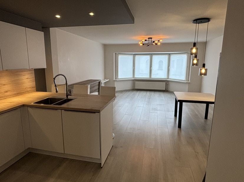 Appartement moderne situé à 250 mètres de la Digue.&lt;br /&gt;
Composition: living spacieux et luminieux, cuisine américaine, débarras, toilettes, 2 chambr