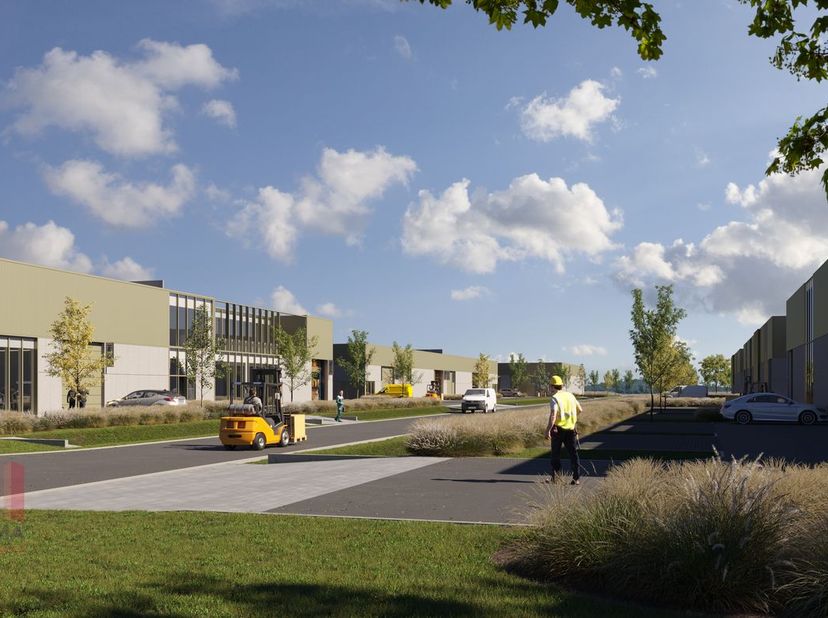 Bedrijfsgebouw op maat van 695 m² in combinatie met 206 m² kantoorruimte te koop.&lt;br /&gt;
&lt;br /&gt;
Op de nieuwe industriële ontwikkeling &#039;THEA&#039; worden 8 l