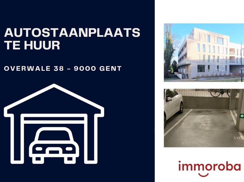 Ondergrondse staanplaats te Gent, gelegen in residentie &#039;HET PARK&#039;. Nabij de Voskenslaan, de Sterre en op wandel afstand van het Sint-Pieters station.