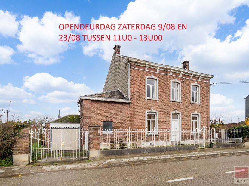 OPENHUISDAG zaterdag 09/08 en 23/08 tussen 11u00 - 13u00.&lt;br /&gt;
Bezichtigingen zijn in de tussentijd ook nog steeds mogelijk.&lt;br /&gt;
&lt;br /&gt;
Bijzonder r