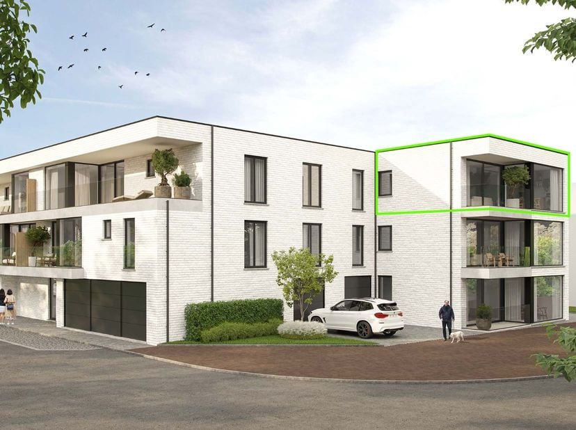 Dit nieuwbouw appartement maakt deel uit van de gloednieuwe Residentie Flandrien! Dit woonproject zal gerealiseerd worden op de hoek van de Kapellestr