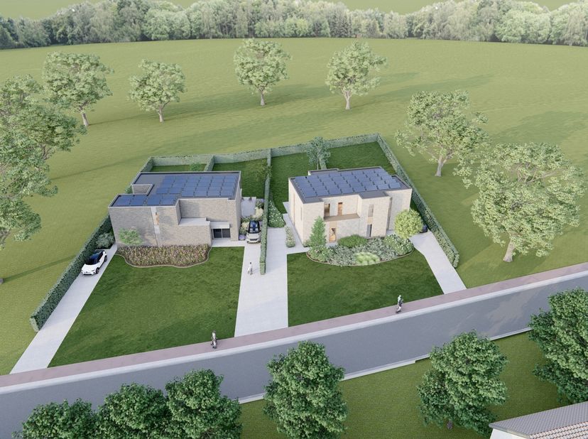 Ontdek dit nieuwbouwproject nabij het hartje van Koersel, waar luxe en duurzaamheid samenkomen in vier prachtige halfopen bebouwingen. Deze moderne wo