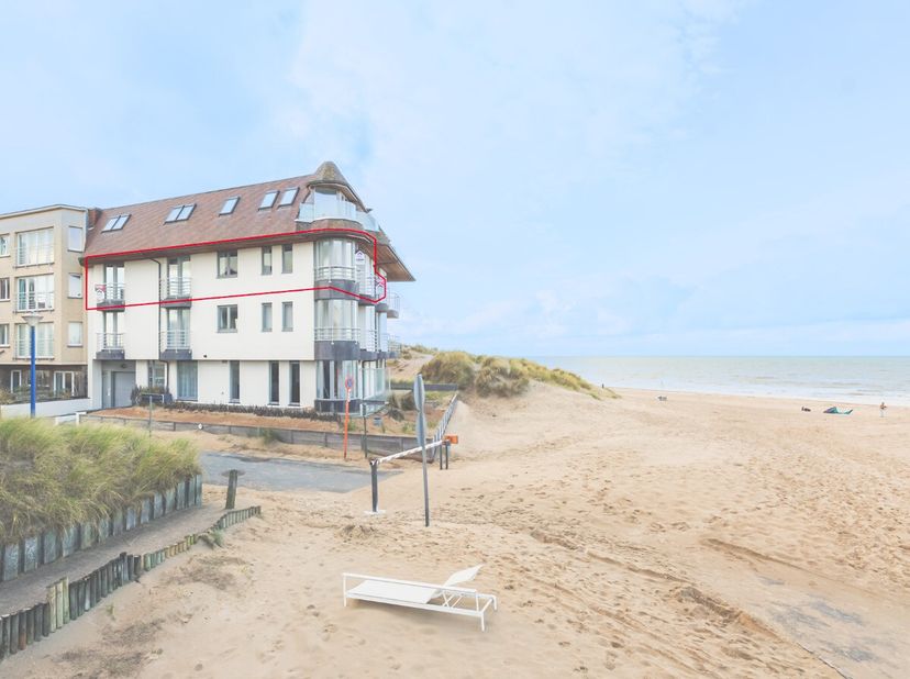 Appartement unique avec vue imprenable sur la mer - Saint Idesbald Emplacement dans la résidence inclus ! Cet appartement exclusif allie luxe, tranqui