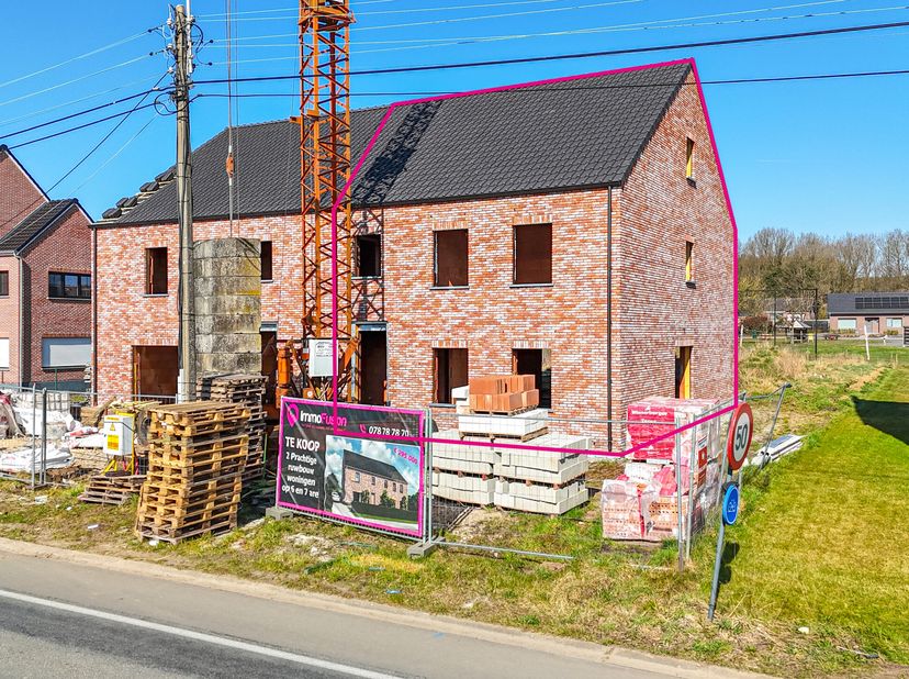 Elke zondag welkom op ons kantoor van 10u-12u voor meer info over de nieuwbouwprojecten!&lt;br /&gt;
Landelijke nieuwbouwwoning in ruwbouw-winddichtstaat me