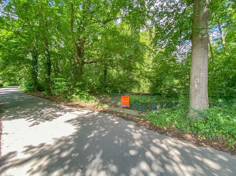 Terrain à bâtir d&#039;une superficie de 39,95 ares idéalement situé dans un magnifique quartier calme et verdoyant. Ce bien comprend une façade à front de