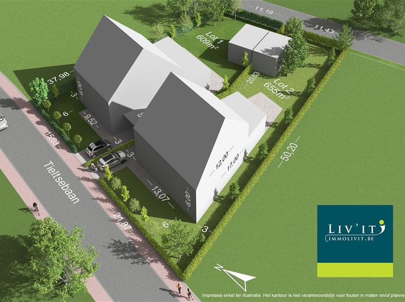 Unieke bouwgrond gelegen langs de Tieltsebaan te Scherpenheuvel-Zichem (Messelbroek). &lt;br /&gt;
De bouwgrond is 655m² groot en biedt zeer veel mogelijkhe