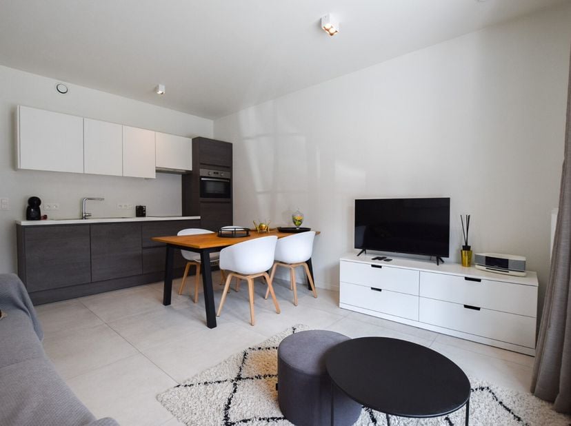 Modern en energiezuinig gelijkvloers appartement (60m² + 7m²) in hartje Nieuwpoort  instapklaar en perfect gelegen!&lt;br /&gt;
Ontdek dit recent gebouwde a
