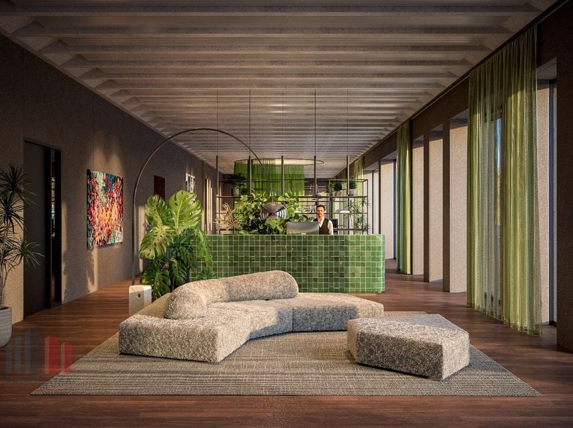 Bureaux rénovés d&#039;une superficie de 1.395 m² à louer. Excellente situation à proximité et avec visibilité du Grand Ring et de la E313, à côté de la so