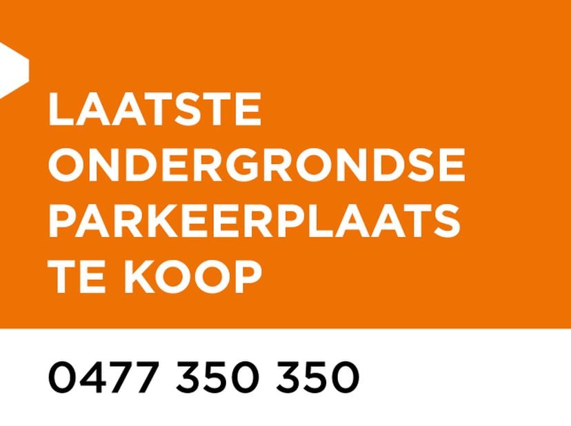 Laatste parkeerplaats te koop in de ondergrondse parking van Suyslaan. Deze is geleden tussen de Kapelstraat, Kerkhofstraat en Peperstraat, naast de K