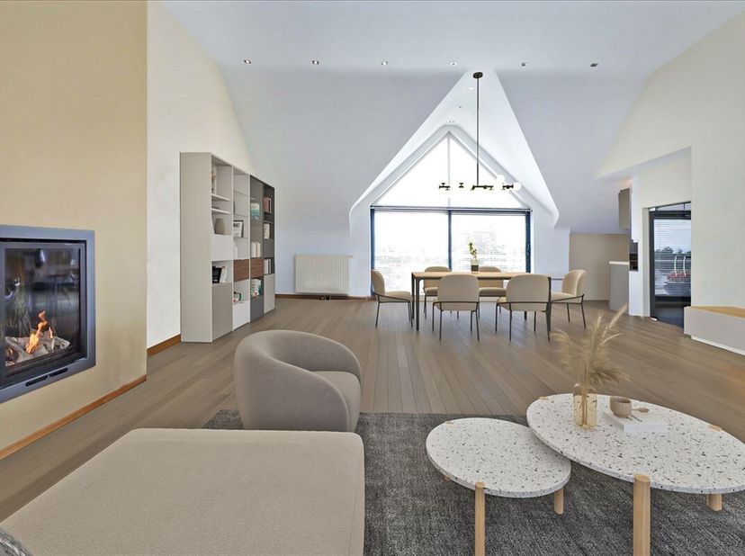 Gunstig gelegen penthouse met 2 (mogelijk 3) slaapkamers, 2 terrassen én een ondergrondse garagebox&lt;br /&gt;
Omgeving:&lt;br /&gt;
+ Gunstig en centraal gelege