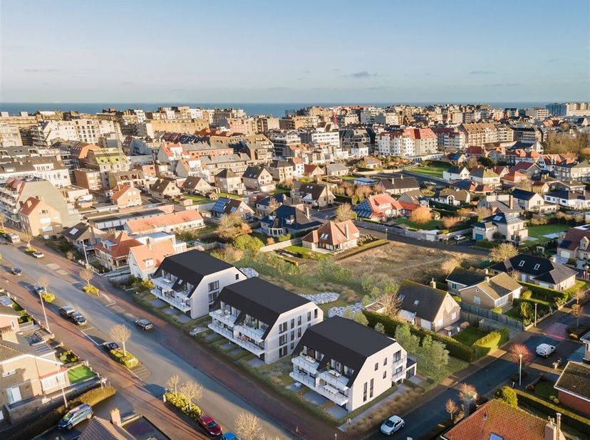 Nous avons commencé la construction de la résidence &quot;Eclips&quot; dans l&#039;IJzerlaan à Middelkerke.  Sa situation centrale en fait un endroit idéal pour stat