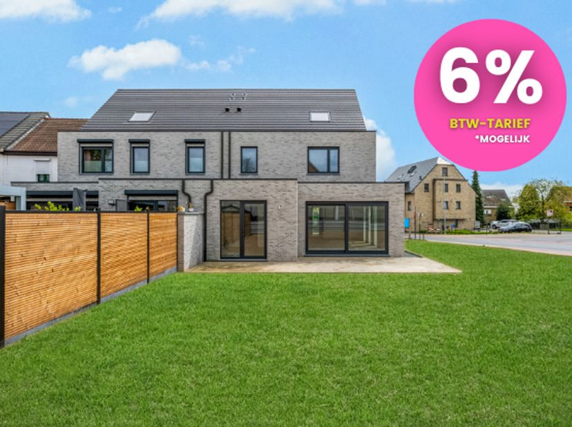 Deze moderne gesloten en halfopen woningen bieden een zonnig terras en een ruime tuin, perfect om te genieten van de landelijke rust. Gelegen in Burst