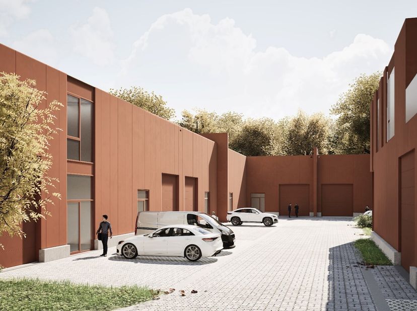 Bedrijvensite &quot;MANEBORN&quot; - KMO UNIT 14 - 387m²&lt;br /&gt;
Bedrijvenpark &quot;MANEBORN&quot; bestaat in de eerste fase uit 11 kwalitatief hoogstaande KMO-units met c
