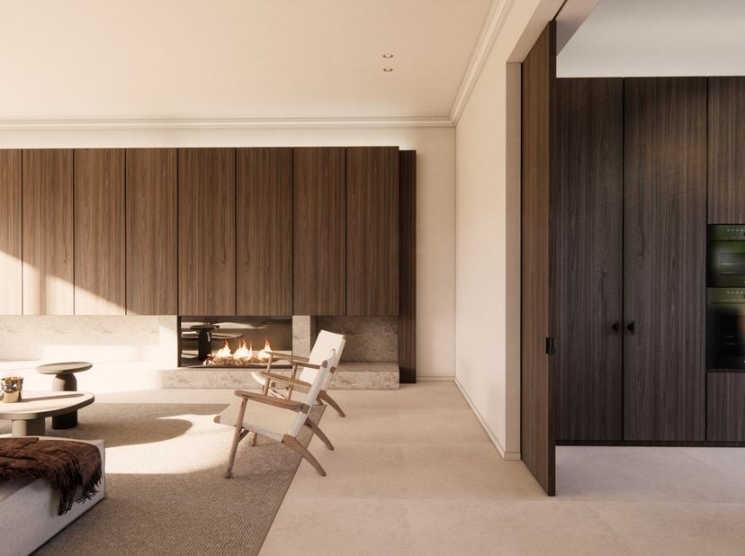 Avec une surface habitable d&#039;environ 300 m², nous trouvons cette magnifique maison neuve dans la majestueuse Minister Liebaertlaan à Courtrai. Cette m