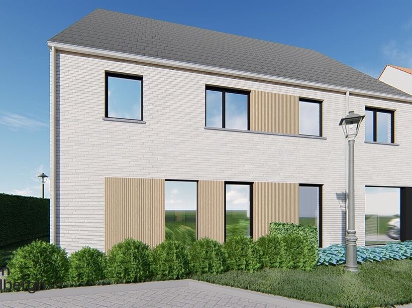 Maison nouvellement construite dans une oasis de verdure à vendre !&lt;br /&gt;
LOT 1&lt;br /&gt;
La maison est composée d&#039;un hall d&#039;entrée avec toilettes et vest