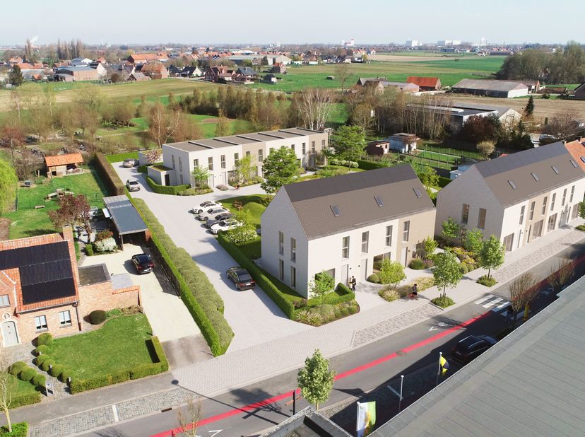 D&#039;une surface habitable de 135 m², vous trouverez cette maison neuve dans le projet Bruyelhof, situé sur la Bruyelstraat à Bavikhove.&lt;br /&gt;
La maison