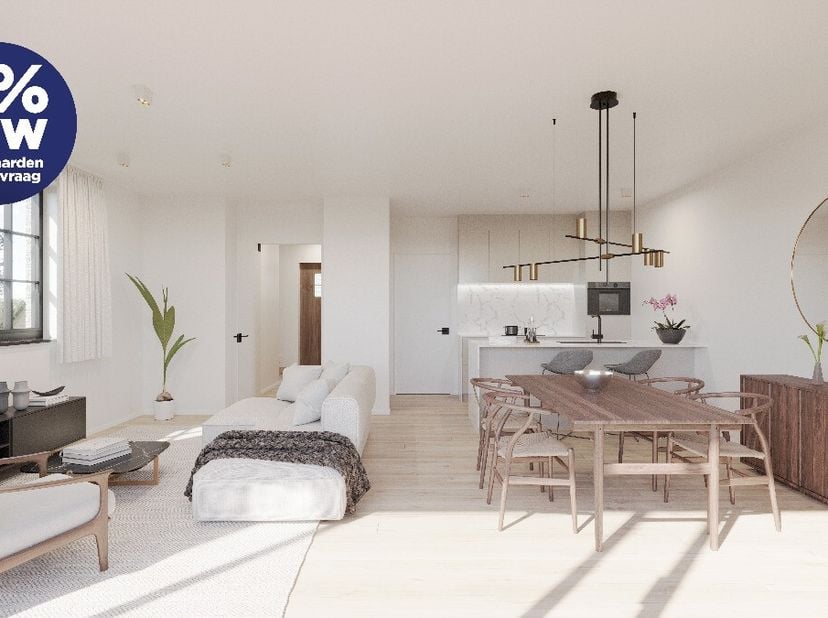 Energiezuinig nieuwbouwwoning in Mollem (lot 29) . Deze tijdloze nieuwbouwwoning maakt deel uit van het exclusieve woonproject Winhof in Mollem (Asse)