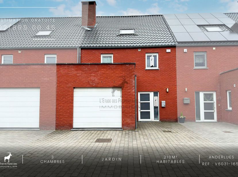 Magnifique maison avec 4 chambres, terrasse, jardin et garage dans un quartier résidentiel à Anderlues&lt;br /&gt;
Référence agence : V6031-1653&lt;br /&gt;
Visit