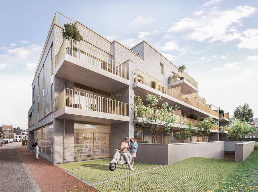 Ce nouveau projet de construction est situé en plein centre, à quelques pas de la Grote Markt de Poperinge et à proximité de tous les magasins et rest