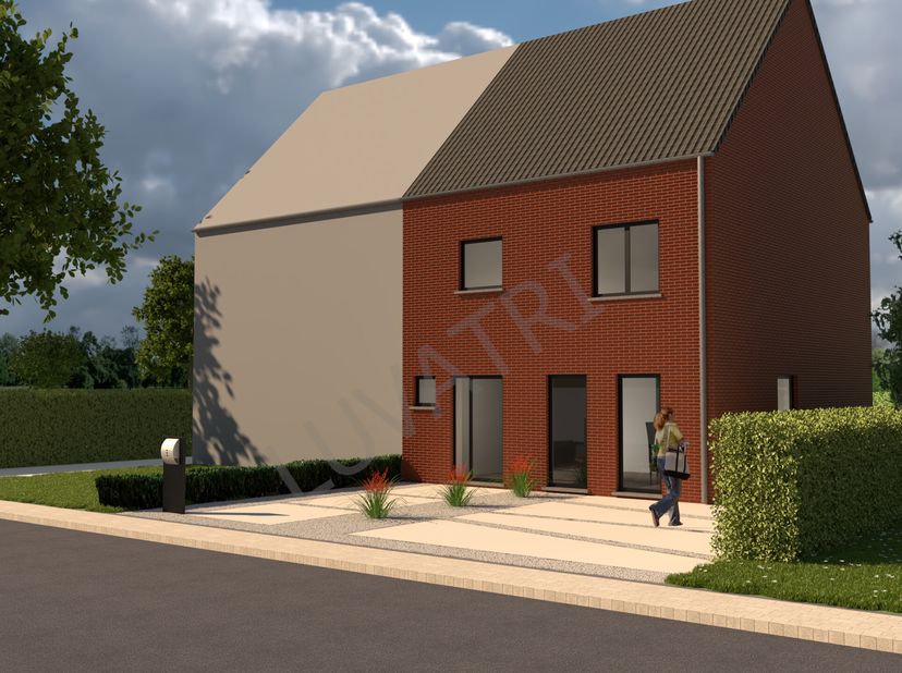 Terrain à bâtir plat de 27are32ca idéalement situé, avec une belle vue sur zone verte située derrière. Pour une maison 3 façades.&lt;br /&gt;
Zone résidenti
