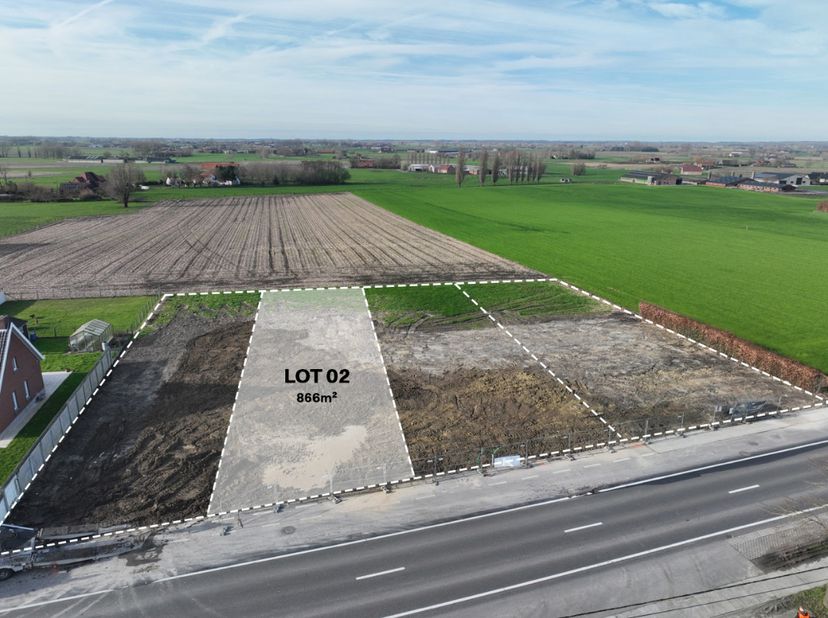 Terrain à vendre
                    à 8700 Tielt