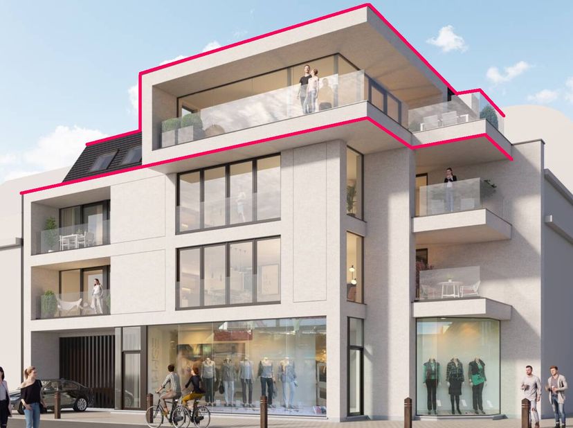 Dit eigentijds project omvat één handelspand op het gelijkvloers en slechts drie exclusieve appartementen. &lt;br /&gt;
Heel wat troeven zoals de centrale o
