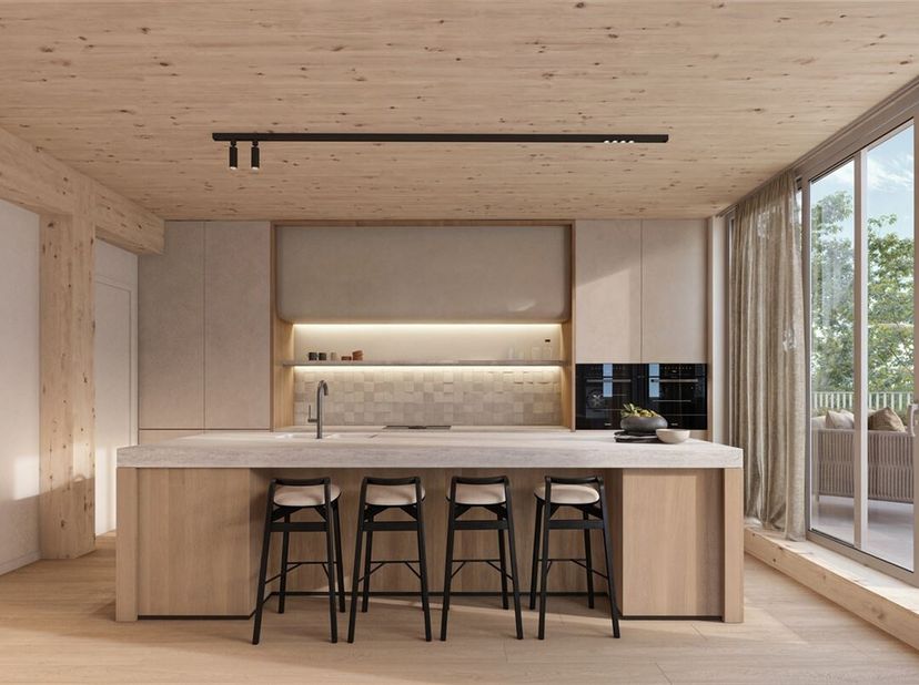 Op de 3e verdieping voorziet Benedicte 6 prachtige penthouse appartementen. De oppervlaktes variëren van 131m² tot 140m².&lt;br /&gt;
Indeling is als volgt: