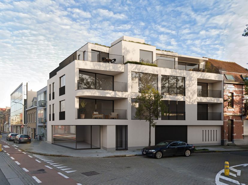 Luxueuze residentie met een prachtige moderne architectuur op een toplocatie te Sint-Andries, afgewerkt met de nieuwste technologieën. Het gebouw geni