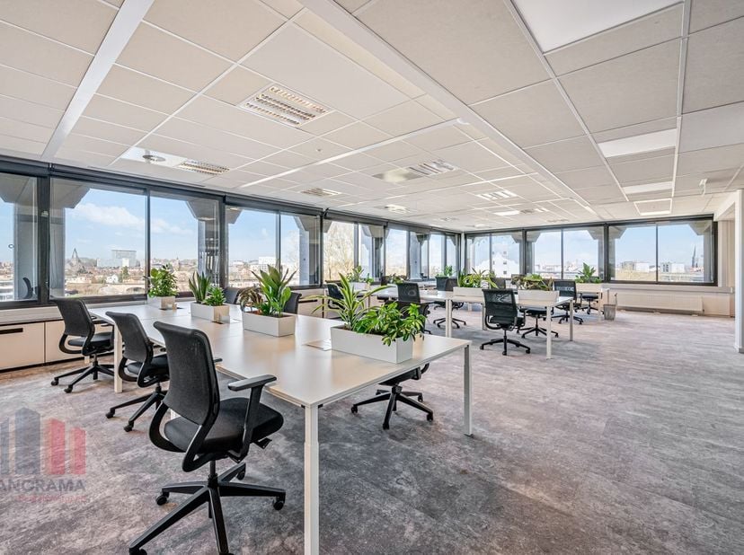 Op fantastische locatie in Gent biedt deze 20 m² kantoorruimte binnen Settlers Coworking Spaces de ideale werkplek voor vier personen. De centrale lig