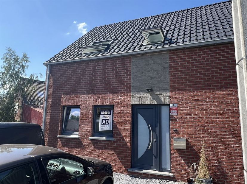 Découvrez cette charmante maison neuve, située au calme, qui offre un séjour agréable et lumineux avec un accès direct à une terrasse ensoleillée et d