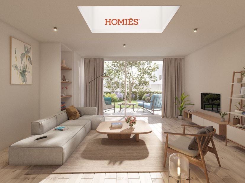 **Verkoop onder BTW**  Dit prachtige duplexappartement met tuin is gelegen in de nieuwbouwresidentie Maison Conscience, aan de rand van het welbekende
