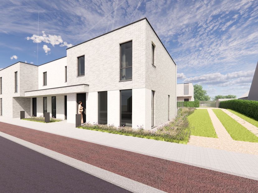 Deze nieuwbouwwoning is gelegen in Hooglede.&lt;br /&gt;
De indeling van deze woning is als volgt:&lt;br /&gt;
Gelijkvloerse verdieping:Inkomhal met apart gastent