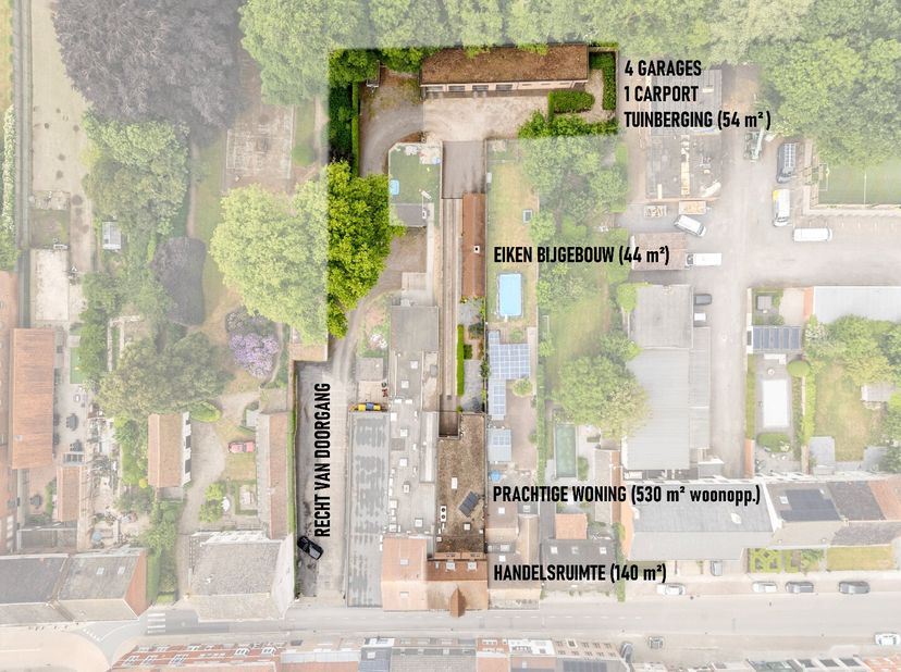 Deze eigendom met centrale ligging in het centrum van Aarsele met name in de Jules van Ooststraat 8 op een perceel grond van maar liefst 1.150 m² omva
