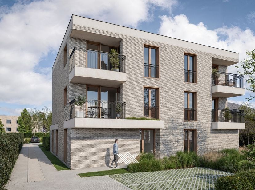 Dit tweeslaapkamer appartement van 78 m² op de tweede verdieping beschikt over een eet- en leefruimte, een open keuken met rechtstreekse toegang tot h