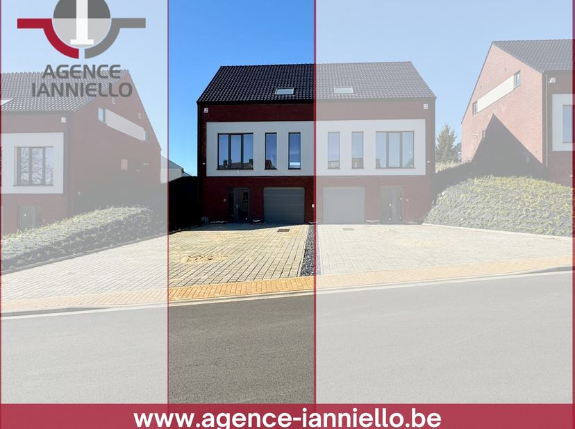 Proche des axes autoroutiers tout en étant implantée dans un quartier résidentiel, cette habitation nouvellement construite vous séduira par ses atout